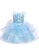 Flower Girl Dresses Jewel Neck Tulle Sleeveless Knee Length Princess Silhouette Beaded Kids Party Dresses