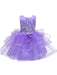 Flower Girl Dresses Jewel Neck Tulle Sleeveless Knee Length Princess Silhouette Beaded Kids Party Dresses
