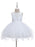 Flower Girl Dresses Jewel Neck Polyester Sleeveless Knee-Length Princess Silhouette Bows Kids Social Party Dresses