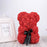 Lovely Rose Bear Bowknot Wedding Anniversary Gifts - Red - wedding anniversary gifts