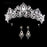 Luxurious Crown Queen Crystal Tiaras | Bridelily - silver - tiaras