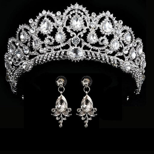 Luxurious Crown Queen Crystal Tiaras | Bridelily - tiaras