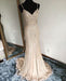 Luxurious Mermaid Spaghetti Straps V-Neck Sparkly Sweep Train Prom Party Dress - Prom Dresses