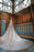 Luxurious Off-the-Shoulder Crystals Ball Gown with Front Slit Chapel Train Wedding Dress - 婚纱