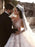 Luxury Long Sleeve V Neck Royal Ball Gown Wedding Dresses - wedding dresses