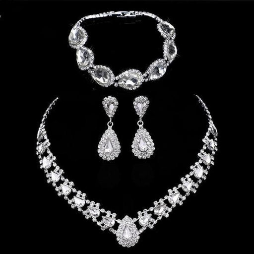 Luxury Necklace Earrings Bracelet Jewelry Sets | Bridelily - jewelry sets