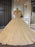 Luxury Off-the-Shoulder Lace-Up Ball Gown Wedding Dresses with Beading - Ivory / Long train - wedding dresses
