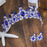 Luxury Rhinestone Crowns Womens Tiaras | Bridelily - Silver Blue - tiaras