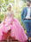 Marvelous Awesome Glorious Princess Pink Ball Gown Sweetheart Beading Tulle Plus Size Sweep Train Prom Dresses - Prom Dresses