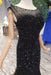 Marvelous Fabulous Excellent Black Mermaid Tulle Prom Dress with Sequins Sparkly Sleeveless Evening Dresses - Prom Dresses