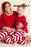 Matching Family Pajamas Sets Christmas Sleepwear Merry Christmas Reindeer - S / Women-Red - robes