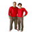 Matching Family Pajamas Sets Christmas Sleepwear Merry Christmas Reindeer - S / Men-Red & Green stripe - robes