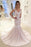 Mermaid Appliqued Sleeveless Gown Chiffon Sexy Backless Wedding Dress - Wedding Dresses