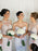 Mermaid Jewel Sweep Train Lavender Bridesmaid Dress - Bridesmaid Dresses