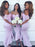 Mermaid Lilac Elastic Satin Bridesmaid Dress - Bridesmaid Dresses