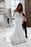 Mermaid Long Sleeves Off the Shoulder Wedding Dress - Wedding Dresses