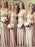 Mermaid Scoop Floor-Length Cap Sleeves Gold Sequined Bridesmaid Dress - Bridesmaid Dresses