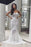 Mermaid Sweetheart Long Lace Strapless Sweep Train Wedding Dress - Wedding Dresses