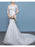 Mermaid \ Trumpet Wedding Dresses Off Shoulder Floor Length Lace Tulle Sleeveless Formal Plus Size with Lace Insert 2020 - wedding dresses