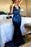 Mermaid V Neck Party Sexy Prom Dresses Unique Sleeveless Long Dress - Prom Dresses
