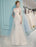 Mermaid Wedding Dresses Lace Half Sleeve Illusion Sweetheart Beading Keyhole Bridal Gown With Train