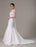 Mermaid Wedding Dresses With Elegant Detachable Lace Jacket Sweep Train(Veil not included) misshow