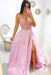 Modest A-line Sweetheart Split Long Dresses Fashion Prom Gowns with Appliques - Prom Dresses