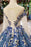 Modest Beautiful Marvelous Ball Gown Prom Dresses Sheer Neck Long Sleeves Lace Up Back Sequins Appliques - Prom Dresses