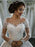 Modest Sheer Neck Long Sleeves Ball Gown Wedding Dresses - wedding dresses