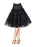 Multi Color Tulle Knee Length Wedding Petticoats | Bridelily - Black / S - wedding petticoats