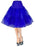 Multi Color Tulle Knee Length Wedding Petticoats | Bridelily - Blue / S - wedding petticoats