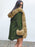 New Army Green Faux Fur-trimmed long-length Faux Fur Coats - womens furs & leathers