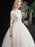 Cheap Wedding Dresses Eric White Off The Shoulder Half Sleeves Ball Gown Soft Tulle Lace Up Floor Length Bride Dresses