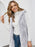 Faux Fur Coats For Women Sleeveless Casual Oversized Hooded Light Gray Winter Coat