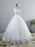 New Lace Off-The-ShouldeR Ball Gown Tulle Wedding Dresses - Pure White / Floor Length - wedding dresses