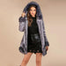 New Work Fluffy Cute Warm Outer Coats - womens furs & leathers