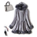 New Work Fluffy Cute Warm Outer Coats - womens furs & leathers