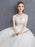 Off-the-Shoulder Lace Applique Ball Gown Wedding Dresses - wedding dresses