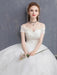Off-the-Shoulder Lace Applique Ball Gown Wedding Dresses - wedding dresses