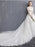 Off-the-Shoulder Lace Applique Ball Gown Wedding Dresses - Ivory / With train - wedding dresses