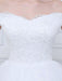 Off-the-Shoulder Lace-Up Ball Gown Wedding Dresses - wedding dresses