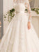 Off-the-Shoulder Tulle Ruffles Wedding Dresses - wedding dresses