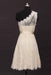 One Shoulder Lace Short Prom Homecoming Dress - Prom Dresses