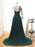 One Shoulder Long Sleeve A Line Dagreen Prom Dress - Prom Dresses