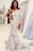 One Shoulder Long Sleeve Tulle Lace Mermaid Wedding Dress - Wedding Dresses