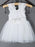 Tutu Flower Girl Dresses Lace Applique Toddler's Pageant Dress Peach Beading Short Kids Dinner Party Dresses