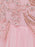Flower Girl Dresses Jewel Neck Polyester Cotton Sleeveless Ankle Length Princess Silhouette Beaded Formal Kids Pageant Dresses
