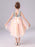 Pink Flower Girl Dresses Jewel Neck Tulle Sleeveless Short Princess Dress Bows Formal Kids Pageant Dresses