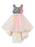 Pink Flower Girl Dresses Jewel Neck Tulle Sleeveless Short Princess Dress Bows Formal Kids Pageant Dresses
