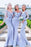 Pink Mermaid Applique Long Sleeves Floor-Length Bridesmaid Dress - Bridesmaid Dresses
